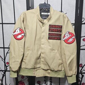 Ghostbusters Who You Gonna Call Work Jacket Size Small New